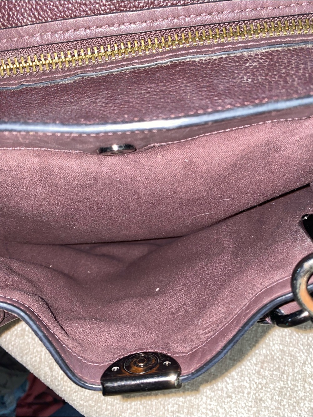 Authentic Coach Dreamer Satchel in Oxblood Burgundy Luxury - Picture 7 of 16